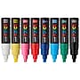 POSCA PC-8K Water Based Paint Marker, Broad Chisel Tip, Assorted Colors, 8/Set (UBC311506000)~#|#~F69736B3-559C-4448-81F8CA55FFC5594F_sc7