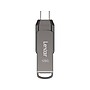 Lexar JumpDrive D400 Dual 128GB USB 3.1 Flash Drive, Titanium (LJDD400-128GBNU)~#|#~F69DF46E-793F-452A-9D193142EE0C0F99_sc7