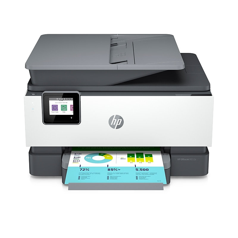 HP OfficeJet 9012e Wireless All-in-One Color Inkjet Printer, Duplex, Best for home office, 6 mo. Instant Ink with HP+ (1G5L4A)