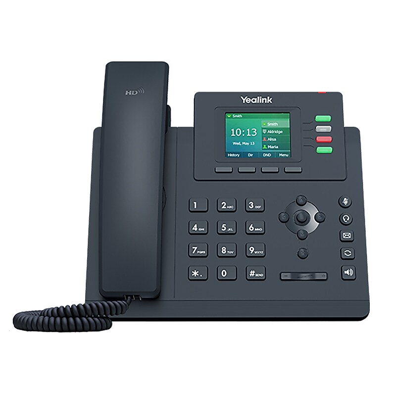 YeaLink SIP-T33G 4-Line Telephone, Classic Gray (1301046) image 1