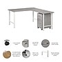 Bush Business Furniture Hustle 60"W L Shaped Computer Desk with 3 Drawer Mobile File Cabinet, Platinum Gray (HUS006PG)~#|#~F6A499A9-FCBC-49D5-A7311C0F55301CA5_sc7