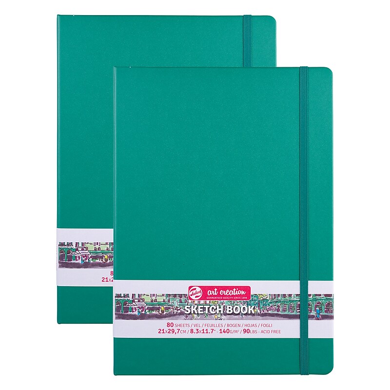 Talens Art Creation 8.3" x 11.7" Sketch Book, 80 Sheets/Book, 2/Bundle (TLN9314333M-2) image 1