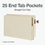 Pendaflex Reinforced File Pocket, 1 3/4" Expansion, Legal Size, Manila, 25/Box (22811)~#|#~F6AB2617-59BA-4598-82C08962AF86A03B_sc7
