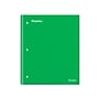 Staples Premium Poly 1-Subject Notebook, 8.5" x 11", College Ruled, 100 Sheets, Green (ST51451D)~#|#~F6AD2555-FCDE-433F-9AED29519474EA7F_sc7
