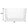 TRU RED Plastic Letter Wall File, Clear, Single‑Pocket – Wall‑Mounted File Holder for Mail, Documents & Folders~#|#~F6B302A9-C4E7-4A81-973B3B10C6025C44_sc7