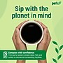 Perk™ Eco Compostable Paper Hot Cup, 12 Oz., White/Green, 500/Carton (PK56222CT)~#|#~F6B71408-5107-4E19-884CBF8EE1D424FB_sc7
