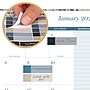 2026 Cambridge Elizabeth 5.5" x 8.5" Calendar Year Weekly & Monthly Planner, Paperboard Cover, Blue/Cream (1763-200-26)~#|#~F6C43631-4056-4E34-AC116897A97D2AC5_sc7