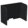 Versare SoundSorb Foldable Fabric Freestanding Privacy Panel, 18"H x 24"W, Black (DS7826124-1)~#|#~F6C78790-D44D-42B2-A02C4413B6D01A3C_sc7