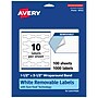Avery Laser/Inkjet Decorative Edge Multipurpose Labels, 1.5" x 3.5", White, 1000 Labels/Box (94122)~#|#~F6CAA80F-73C0-4570-A7A2358EC90BC88F_sc7
