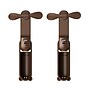 JisuLife Life8X Handheld Fan, Brown, 2/Kit (FHL08POBN-KIT-2)~#|#~F6CBEE81-CEB7-409B-86D05B2D5F547B84_sc7
