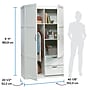 Sauder Select 71"H Storage Armoire, 2 Drawers, White (420495)~#|#~F6CBF60F-9A60-4215-8C19E36902F66847_sc7
