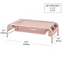 Mind Reader Monitor Stand, Holds Up to 33 lbs., Pink (MESHMONSTA-PNK)~#|#~F6CD27B8-F1E9-48C3-A74F4A0FB1BB1687_sc7