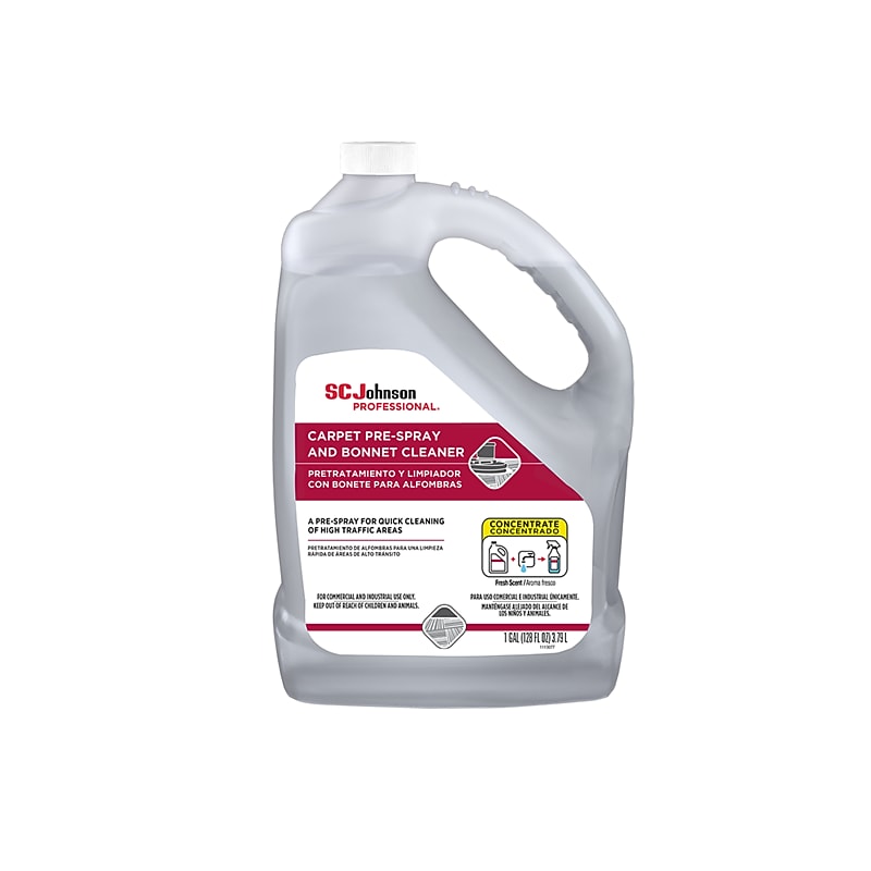 SC Johnson Professional Carpet Pre-Spray and Bonnet Cleaner, 1 Gal., 4/Carton (680082) image 1