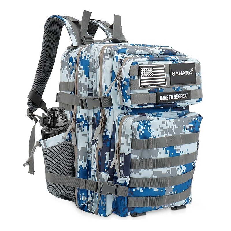 SaharaCase Raider Laptop Backpack, Large, Gray Camo (LT00093) image 1