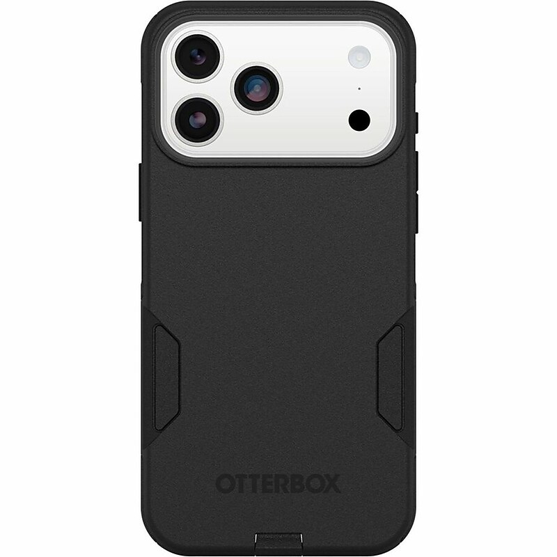 OtterBox Commuter MagSafe Phone Case for Apple iPhone 17 Pro Max, Shock Absorbing, Black (77-98338) image 1