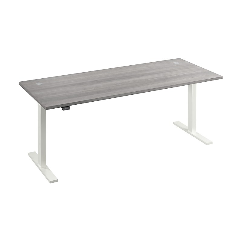 Bush Business Furniture Move 60 Series 72"W Electric Adjustable Standing Desk, Platinum Gray (M6S7230PGWK) image 1