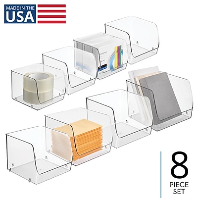 iDESIGN Stacking Open Front Pantry Bins, 8-piece Set - Thumbnail 5
