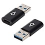 LBT USB-C to USB-A Adapter, Black, 2/Pack (LBTADPCA2P)~#|#~F6F124AF-195E-406F-90332C3EC3353EFB_sc7