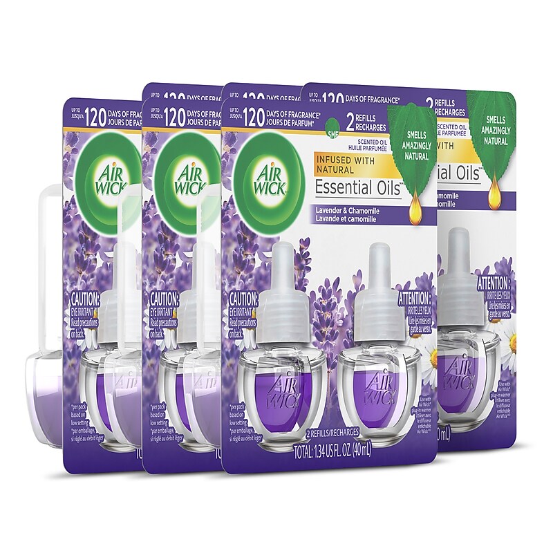 Air Wick Scented Oil Refill, Lavender & Chamomile, 400/Carton image 1