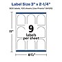 Avery Laser/Inkjet Decorative Edge Waterproof Multipurpose Labels, 2.25"  x 3", White, 900/Box (94126)~#|#~F6F6A411-1E57-4038-9CBB742958922B5A_sc7