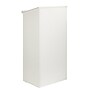 AdirOffice 46"H Floor Standing Lectern with Adjustable Shelf, White (661-01-WHI)~#|#~F6FA65AC-6427-4C1D-A48CC30556B4629D_sc7
