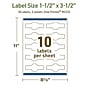 Avery Dissolvable Decorative Edge Multipurpose Labels, 1.5" x 3.5", Off-white, 50/Pack (94122)~#|#~F6FBCDA1-AC0E-4C77-A472CFE5496E8C8A_sc7