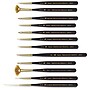 Princeton Short Handle Mixed Media Synthetic Mini-Detailer Brush Set, 12/Pack (PBXP305012SET)~#|#~F7022977-7602-476B-8FD06F75F8B31EB4_sc7