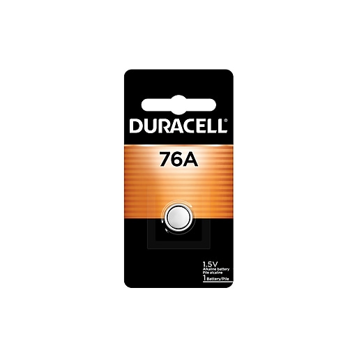 Duracell 76A Alkaline Battery (PX76A675PK) Staples