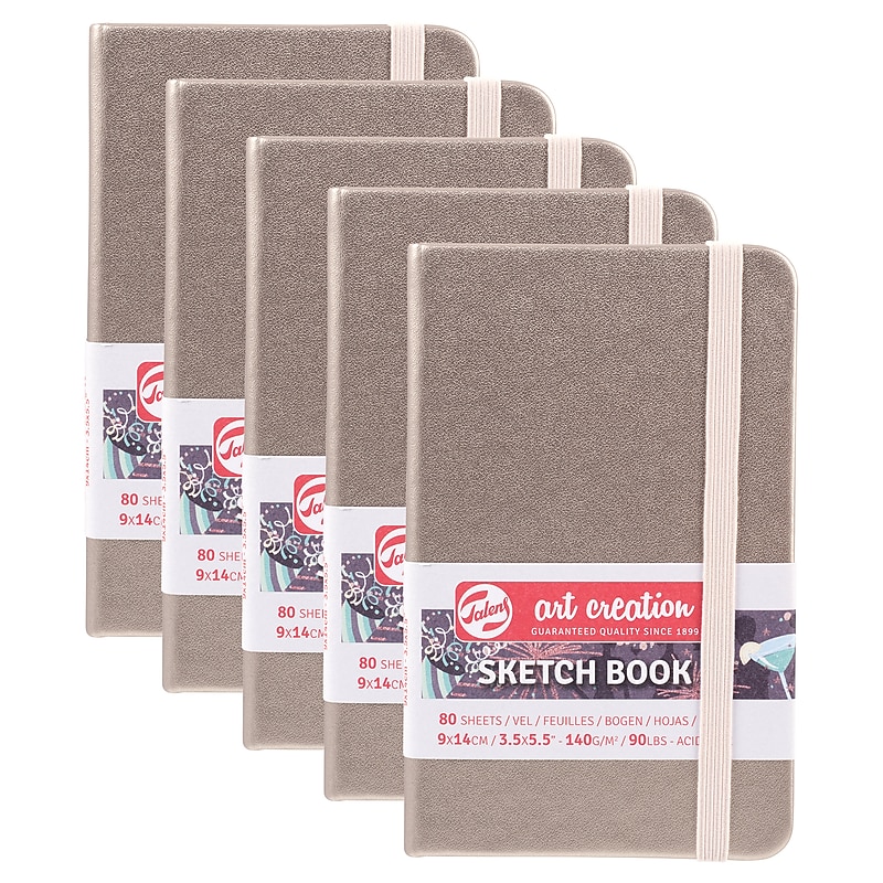 Talens Art Creation 3.5" x 5.5" Sketch Book, 80 Sheets/Book, 5/Bundle (TLN9314241M-5) image 1
