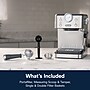 DeLonghi Linea Classic 2-Cups Automatic Espresso Machine, Stainless Steel (EM450M)~#|#~F702D845-1BD2-4486-B623B1471C68EC77_sc7
