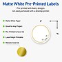 Avery Laser/Inkjet Circle Multipurpose Labels, 3" Dia., White, 60/Pack (S00DMR)~#|#~F7033AA2-4B51-47E7-98028D85FE7BE91D_sc7