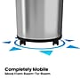 iTouchless Stainless Steel Round Sensor Trash Can with AbsorbX Odor Control System and Wheels, 23 Gal., Silver (IT23RC)~#|#~F704E485-D9B3-48ED-AF7BE1C1CBE94F33_sc7