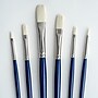 Silver Brush Bristlon Flat Brush Set, 6/Pack (SLVBR1951)~#|#~F7060D32-42D5-44E1-AD566FF1897899F3_sc7