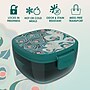 Bentgo Glass All-in-One Salad Container, 5-Compartment, Sea, 61 oz. (BGLSLPT-FLSE)~#|#~F7062E67-D54C-4F9E-98F5CE16A087CF94_sc7