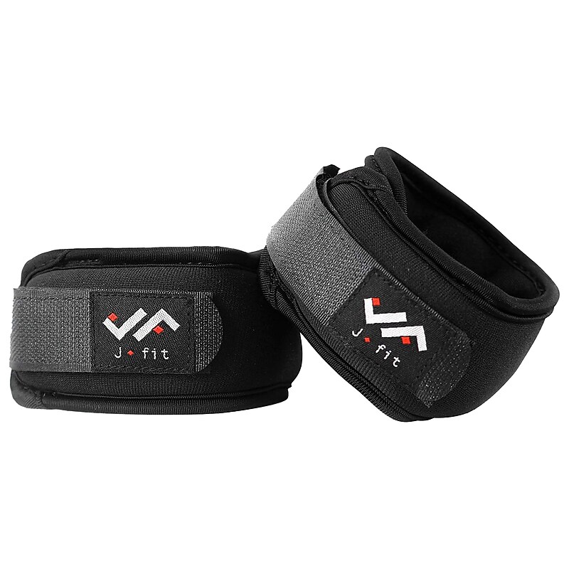 Jfit 1lb. Adjustable Wrist Weight,Black, Pair, Small/Medium (J-WW1SM/MD) image 1