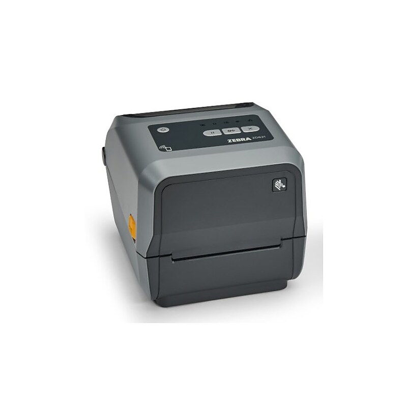 Zebra ZD6A043-301R01EZ Thermal Transfer POS Printer, USB/USB Host/Serial/Ethernet, Gray image 1