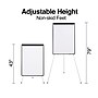 Staples Presentation Flip Chart Easel, White Steel (28217US/50445US)~#|#~F719410E-97F3-4F9D-AD8EC8C844C1B9E4_sc7