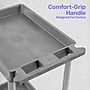 Luxor ENDURA 3-Shelf Utility Cart, Gray (STC111-G)~#|#~F71FFCBD-2D2A-4D86-A39D2708C6C64C2D_sc7
