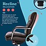 La-Z-Boy Sonata Ergonomic Bonded Leather Swivel Executive Chair, Dark Brown and Chrome (CCHR10014E)~#|#~F7208903-0A33-4BA5-9536FD1B10EAF6AF_sc7