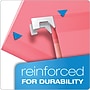 Pendaflex Reinforced Hanging File Folders, 1/5 Tab, Letter Size, Pink, 25/Box (04152 1/5 PIN)~#|#~F72121EF-F054-4A4D-90E52C84F0987F4F_sc7