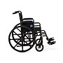 Medline Guardian K1 Wheelchair, 18" Seat Width, Desk Length Arms, Swing-Away Footrest, Black (K1186N22S) ~#|#~F7234BF0-FCA6-4892-8DE84149C53D3860_sc7