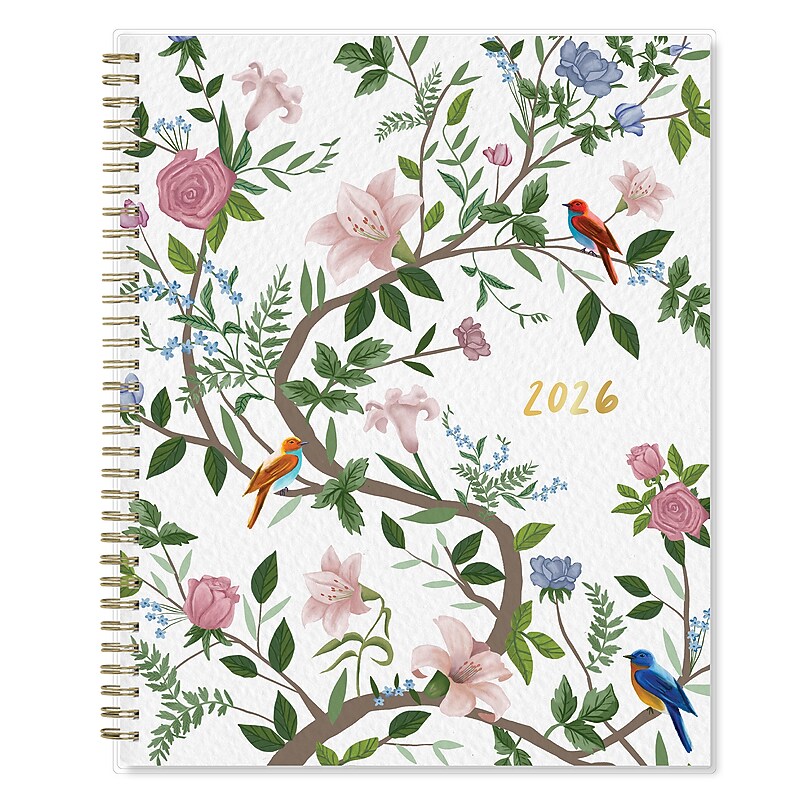 2026 Blue Sky Tree of Life 8.5" x 11" Weekly & Monthly Planner, Plastic Cover (154691) image 1