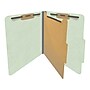 Medical Arts Press Pressboard Classification Folder, 1 Divider, 2" Expansion, Letter Size, Pale Green, 10/Box~#|#~F72514E2-7E51-424F-92490EB1BEBD5646_sc7