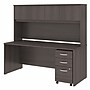Bush Business Furniture Studio C 72"W Office Desk with Hutch and Mobile File Cabinet, Storm Gray (STC011SG)~#|#~F72AA3FA-6A9F-4C2E-A004A27A93D97CD3_sc7