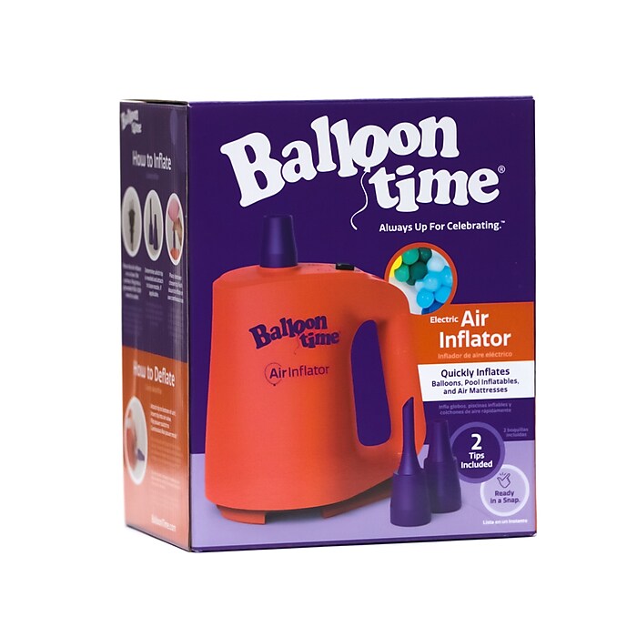Balloon Time Air Inflator, Pink (431329) | Staples