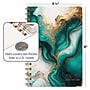 2026-2027 Excello Brands 8" x 5.5" Academic Weekly & Monthly Planner, Paperboard Cover, Teal Gold Marble (FSHN-AY26-58-54)~#|#~F72E2E83-0D5F-4DF5-8F875F951242C728_sc7