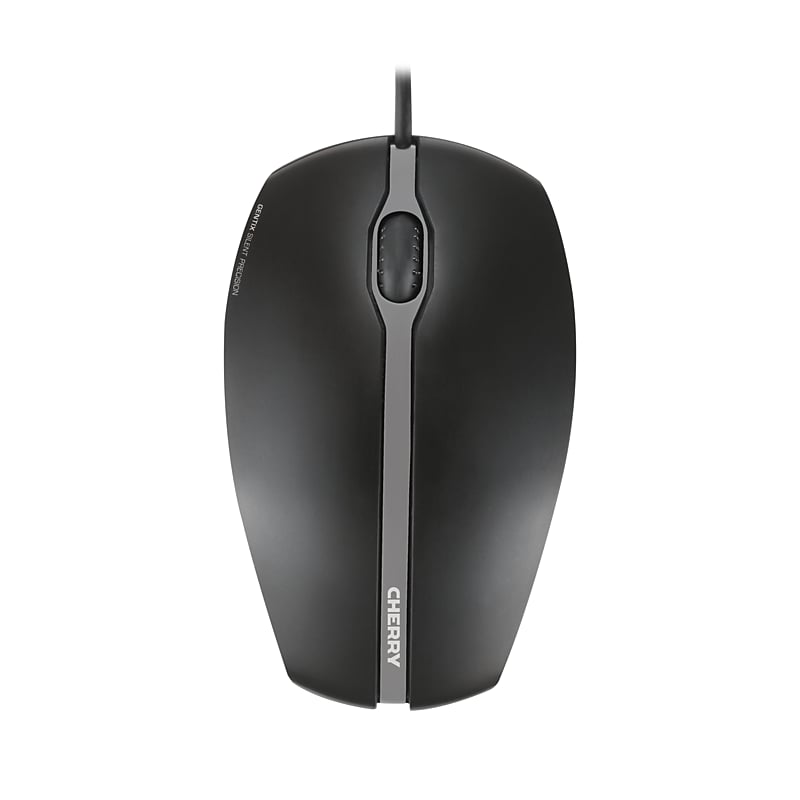 Cherry Gentix Silent Black Mouse (JM-0310-2) image 1