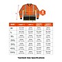 Ergodyne GloWear 8369BK High Visibility Long Sleeve Black Bottom T-Shirt, ANSI Type R Class 3, Orange, 2XL (22226)~#|#~F733BFD3-0613-4E2B-BD71B8ABD2269DC6_sc7