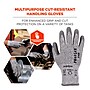 Ergodyne ProFlex 7030 PU Coated Cut-Resistant Gloves, ANSI A3, Gray, XXL, 1 Pair (10466)~#|#~F735A64F-8FA3-4B60-BD163BFCE75EC56D_sc7