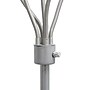 Simple Designs 67" Silver Metal Medusa Floor Lamp with 5 Adjustable White Cone Shades (LF2006-SVW)~#|#~F73E582A-504F-47B9-9F7B0CFC84C92D3B_sc7